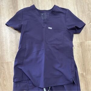 FIGS Purple Shadow scrub set